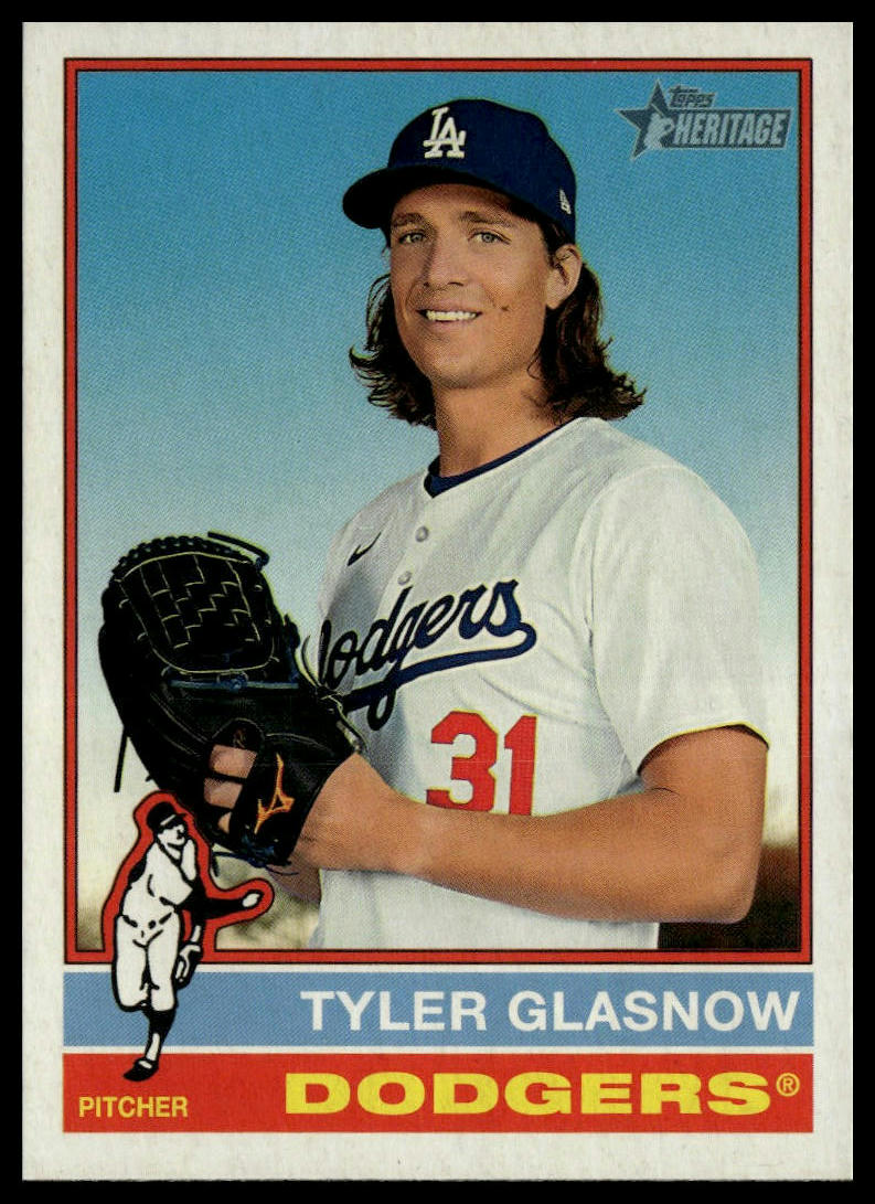 2025 Topps Heritage #465 Tyler Glasnow