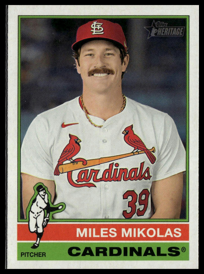 2025 Topps Heritage #426 Miles Mikolas