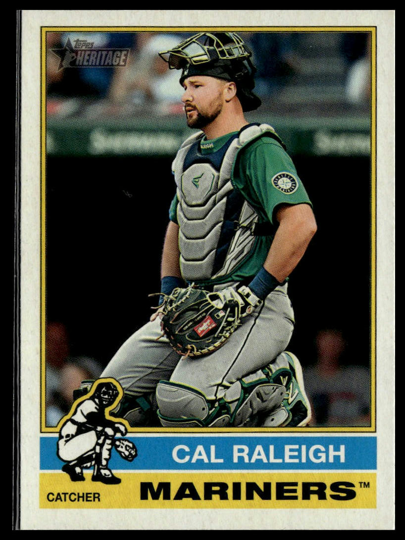 2025 Topps Heritage #472 Cal Raleigh