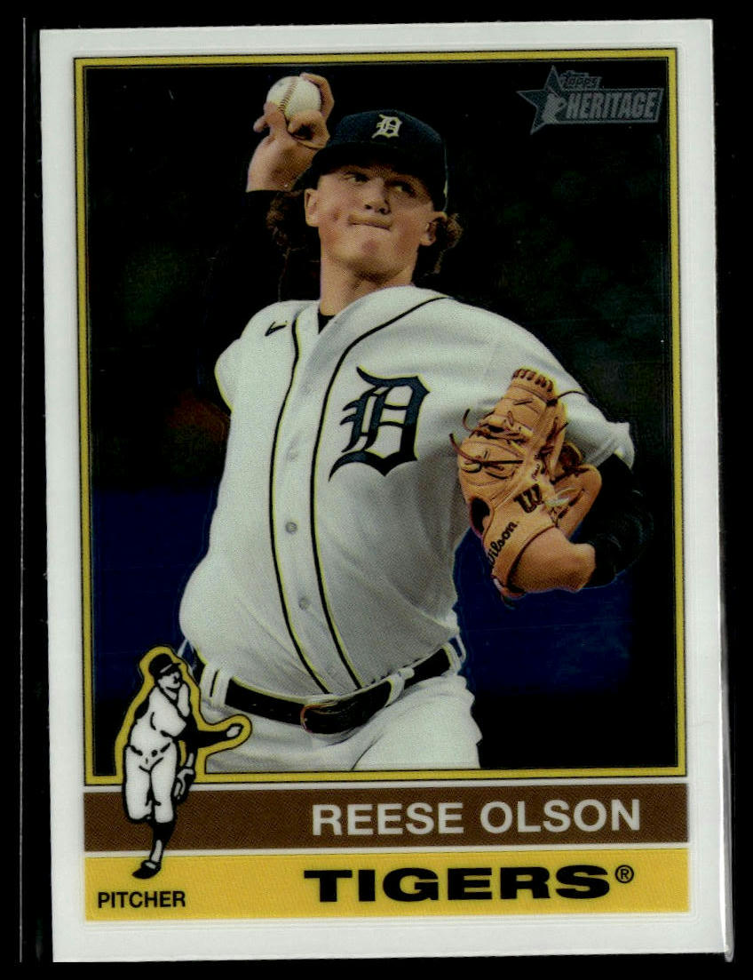 2025 Topps Heritage #409 Reese Olson Chrome