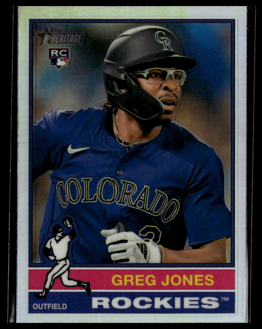 2025 Topps Heritage #392 Greg Jones Chrome Refractor