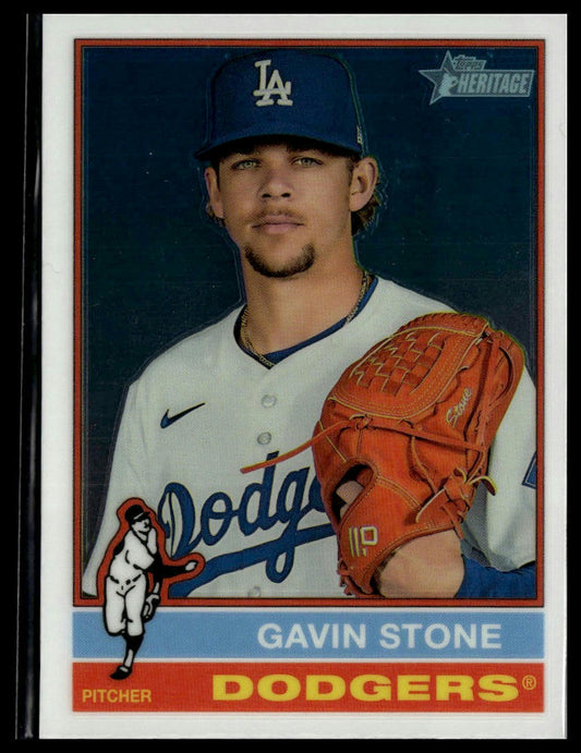 2025 Topps Heritage #439 Gavin Stone Chrome