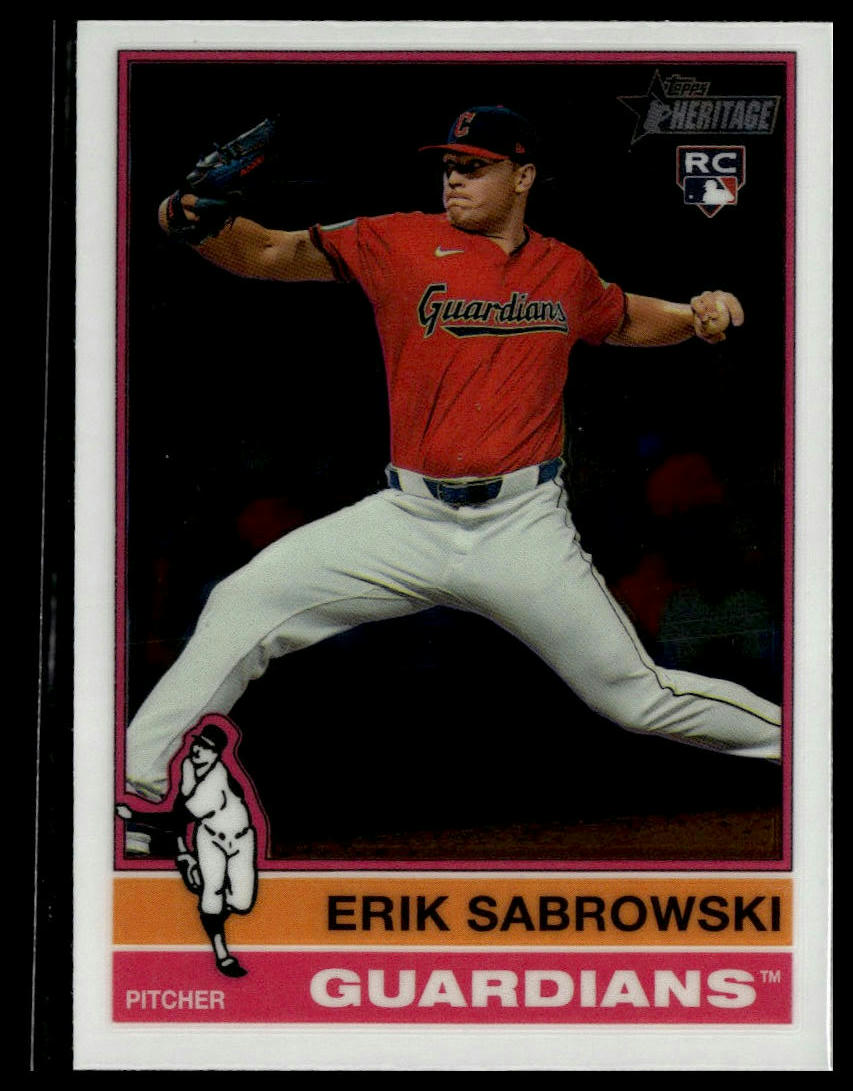 2025 Topps Heritage #433 Erik Sabrowski Chrome