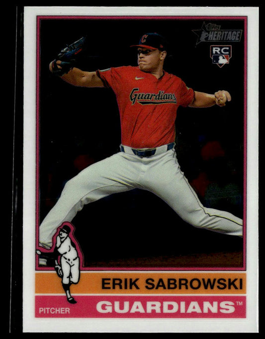 2025 Topps Heritage #433 Erik Sabrowski Chrome