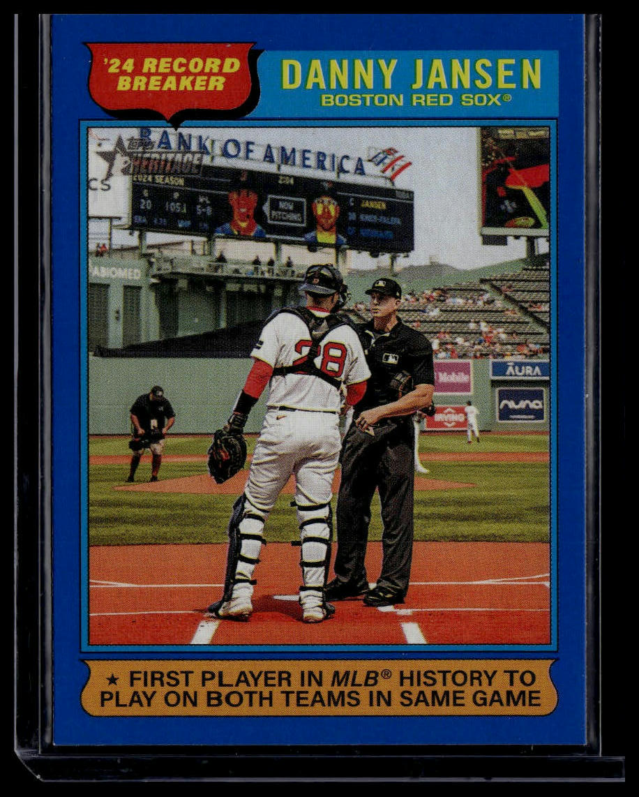 2025 Topps Heritage #6 Danny Jansen Dark Blue