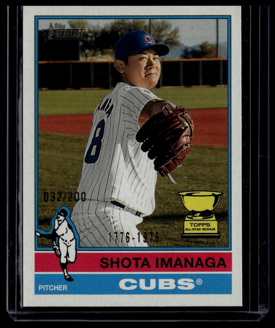 2025 Topps Heritage #399 Shota Imanaga Bicentennial #/200