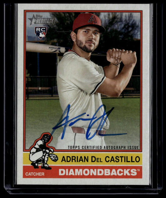 2025 Topps Heritage #ROA-AC Adrian Del Castillo Real One Autographs