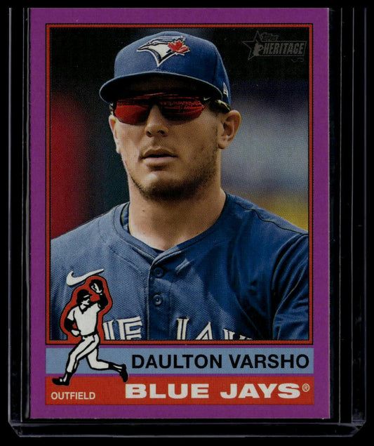 2025 Topps Heritage #236 Daulton Varsho Light Purple