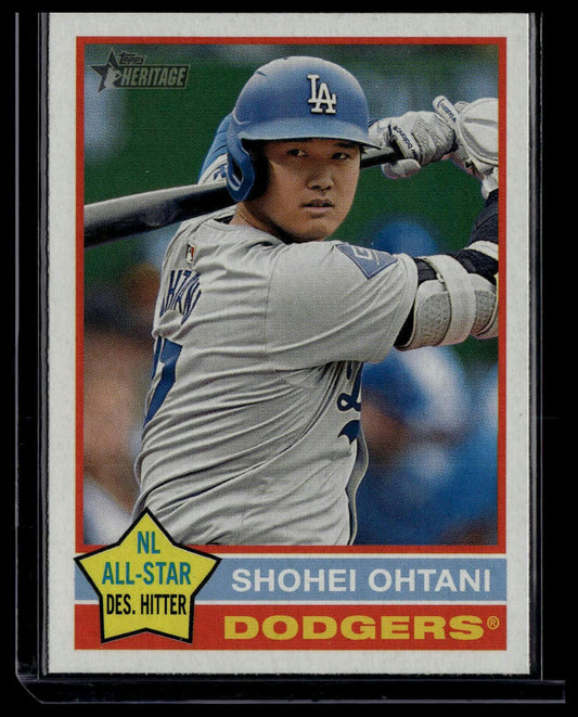 2025 Topps Heritage #148 Shohei Ohtani Flipped Bat Variation