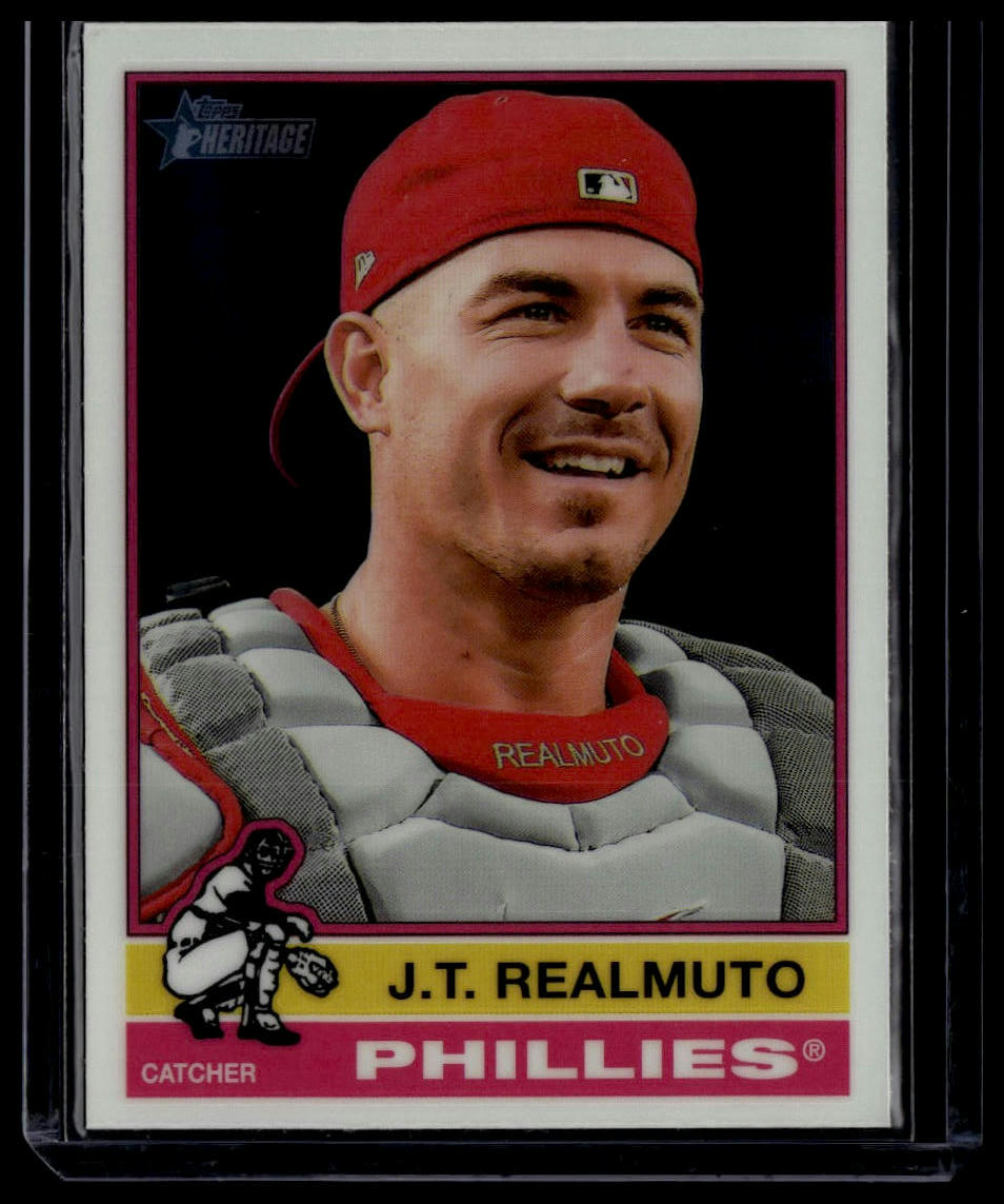 2025 Topps Heritage #143 J.T. Realmuto Chrome