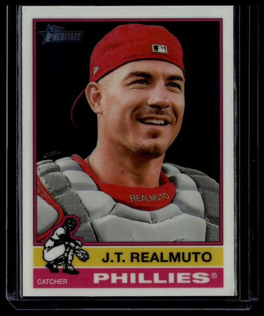 2025 Topps Heritage #143 J.T. Realmuto Chrome