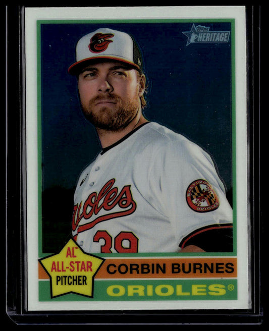 2025 Topps Heritage #140 Corbin Burnes Chrome