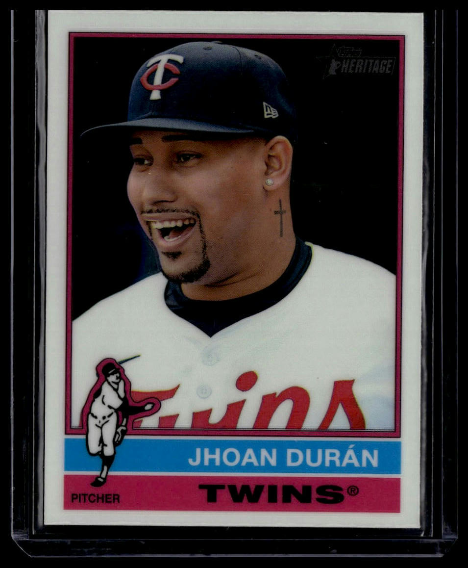 2025 Topps Heritage #74 Jhoan Duran Chrome