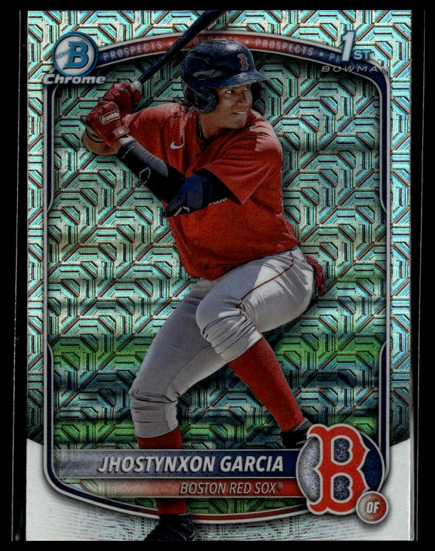 2025 Bowman #BCP-43 Jhostynxon Garcia Chrome Prospects Mojo Refractor