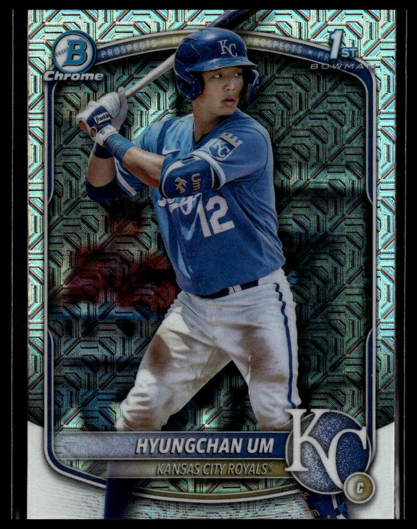 2025 Bowman #BCP-119 Hyungchan Um Chrome Prospects Mojo Refractor