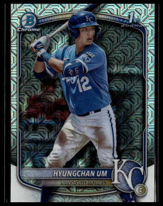 2025 Bowman #BCP-119 Hyungchan Um Chrome Prospects Mojo Refractor