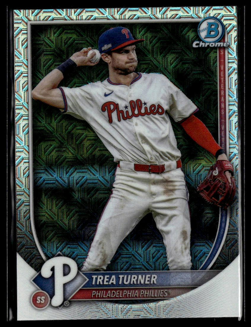 2025 Bowman #65 Trea Turner Chrome Mojo Refractor