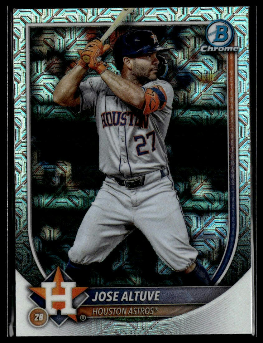 2025 Bowman #63 Jose Altuve Chrome Mojo Refractor