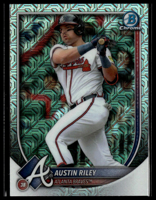 2025 Boman #25 Austin Riley, Mojo Foil Refractor