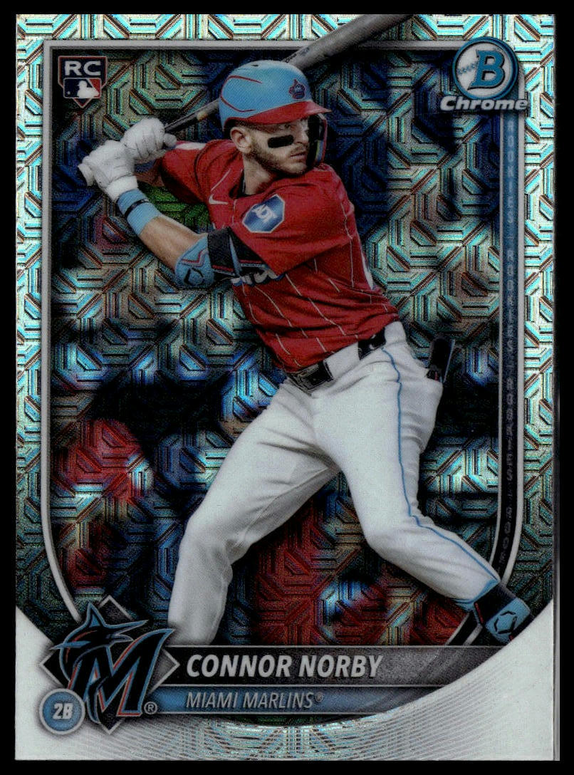 2025 Bowman #46 Connor Norby Chrome Mojo Refractor