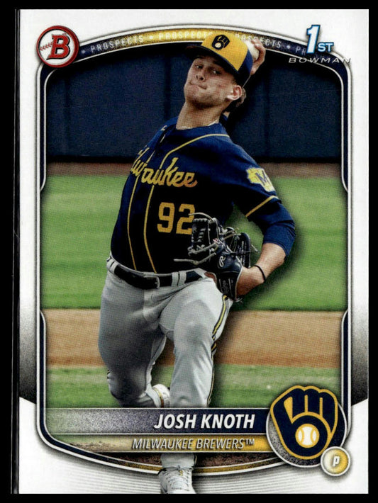 2025 Bowman #BP-136 Josh Knoth Prospects