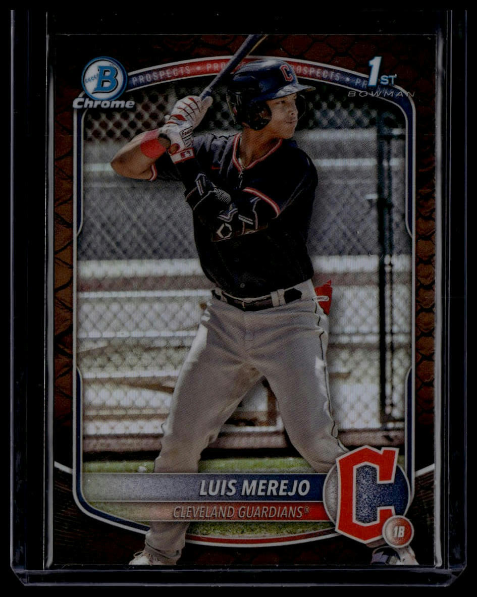 2025 Bowman #BCP-140 Luis Merejo Chrome Prospects Reptilian Refractor