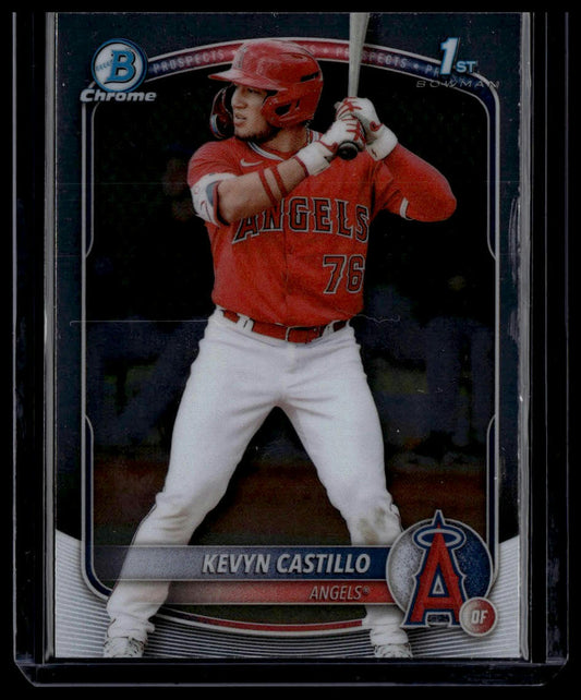 2025 Bowman #BCP-82 Kevyn Castillo Chrome Prospects