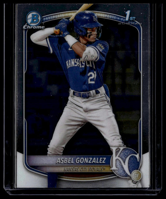 2025 Bowman #BCP-4 Asbel Gonzalez Chrome Prospects