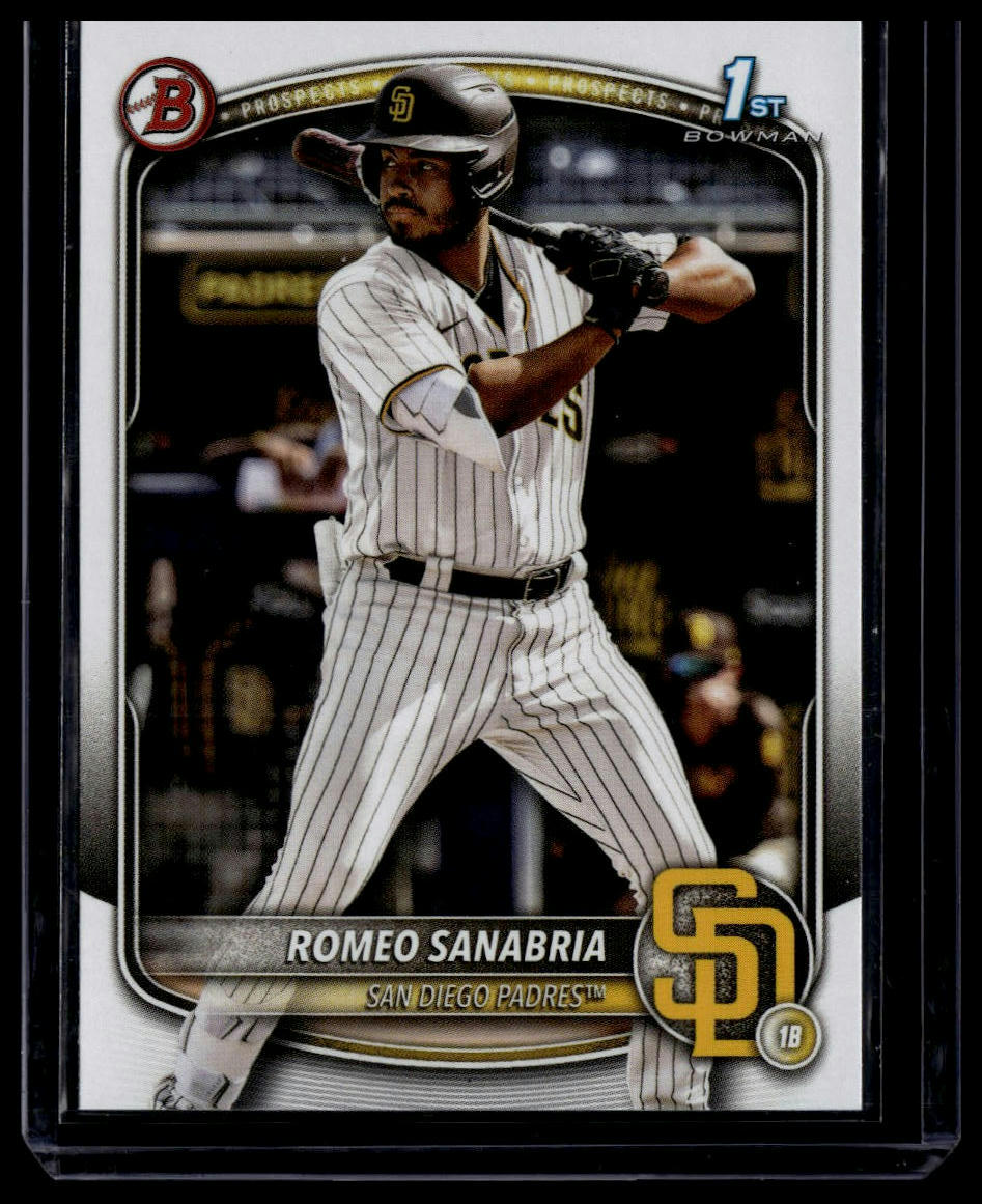 2025 Bowman #BP-3 Romeo Sanabria Prospects