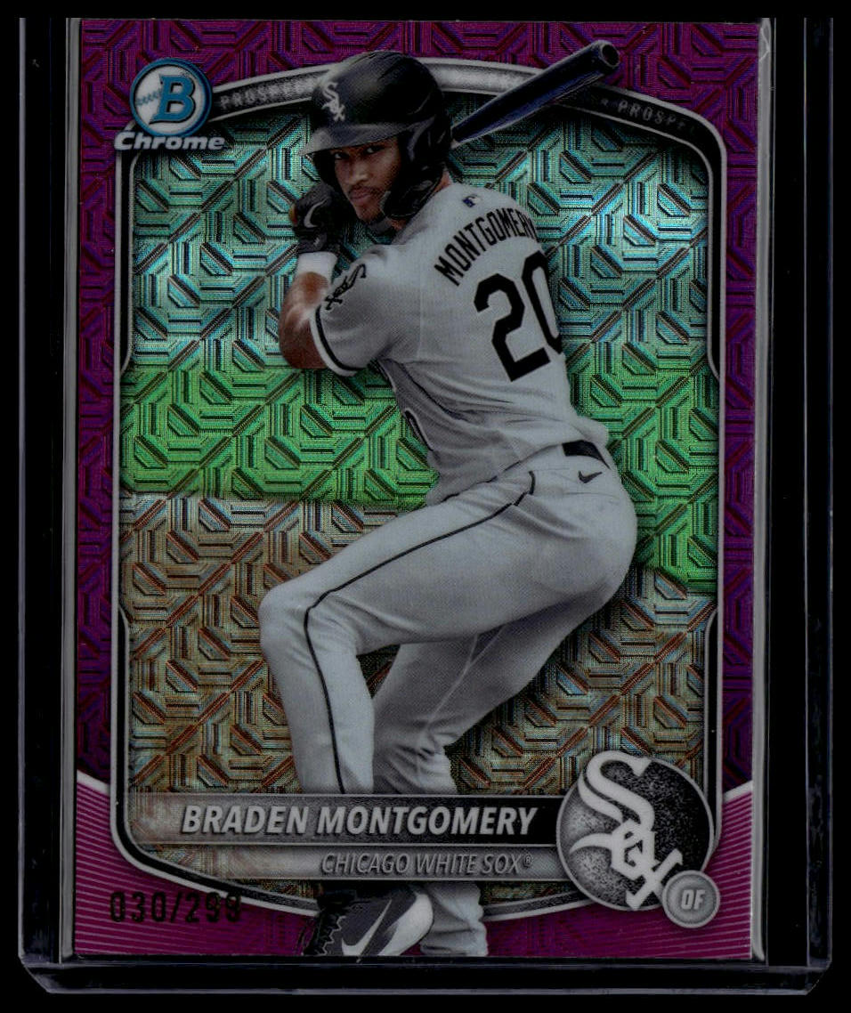 2025 Bowman #BCP-132 Braden Montgomery Chrome Prospects Mojo Refractor