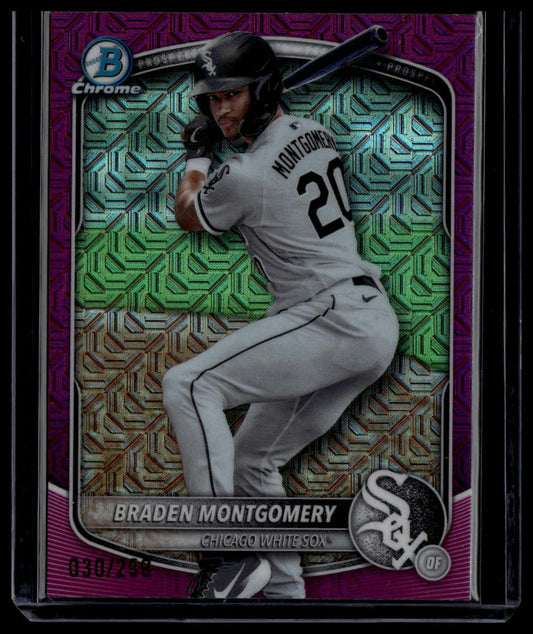 2025 Bowman #BCP-132 Braden Montgomery Chrome Prospects Mojo Refractor