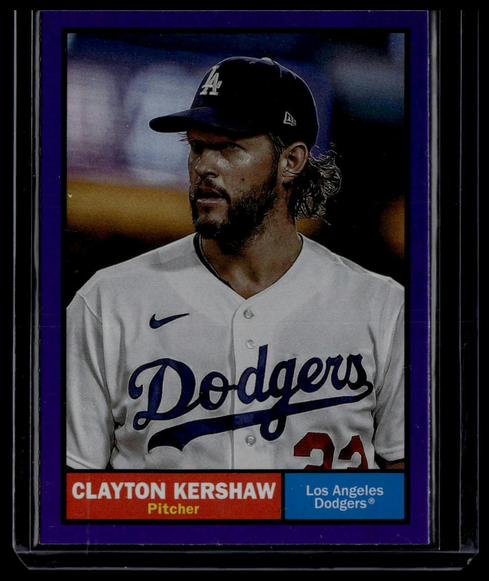 2024 Topps Archives #94 Clayton Kershaw Purple Foilboard