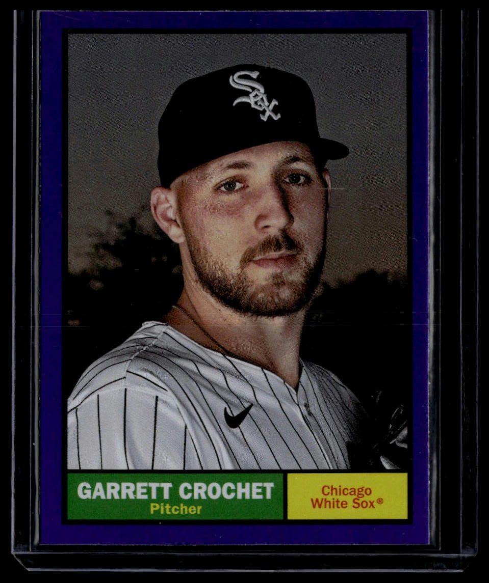 2024 Topps Archives #87 Garrett Crochet Purple Foilboard