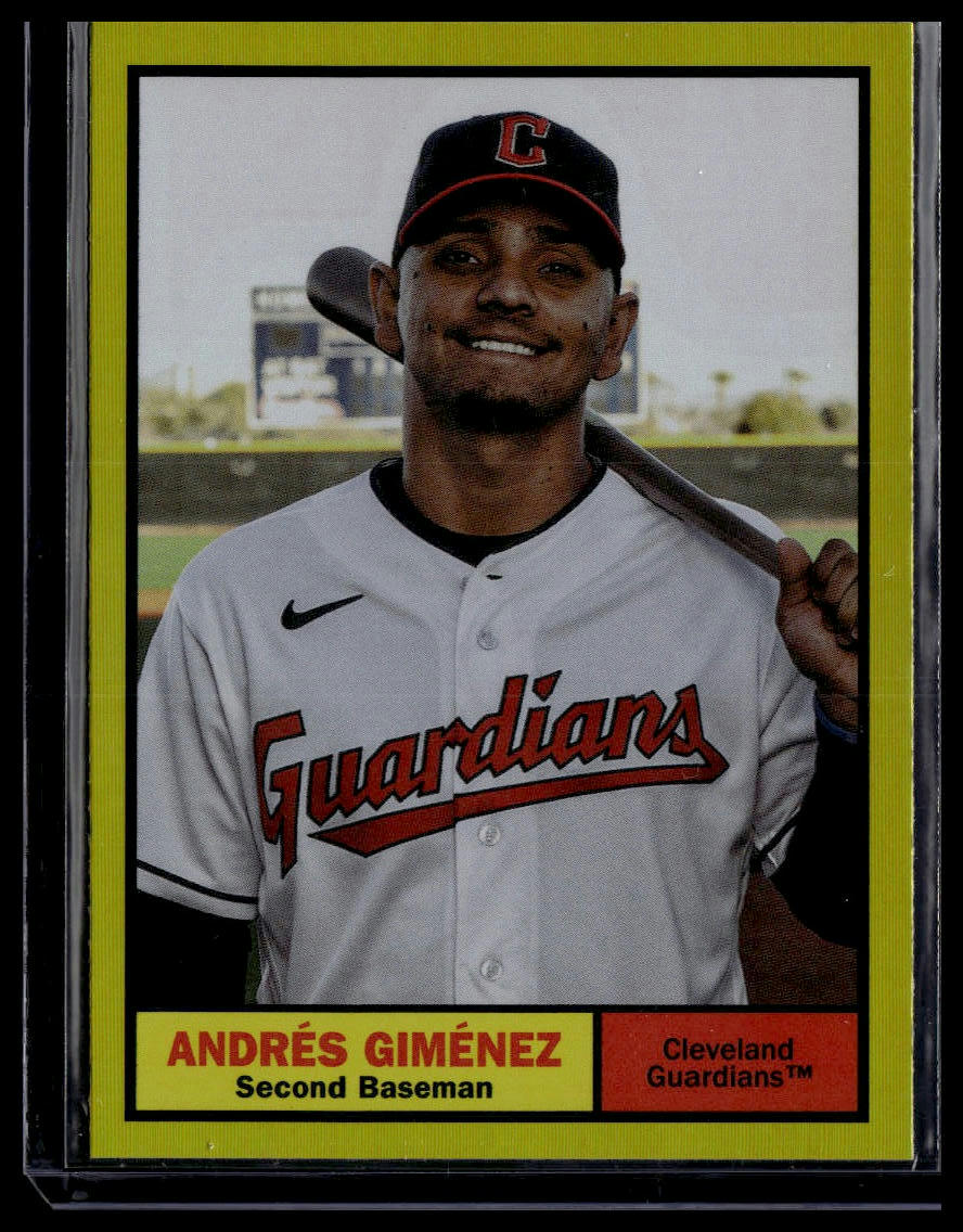 2024 Topps Archives #20 Andrés Giménez Yellow Foilboard