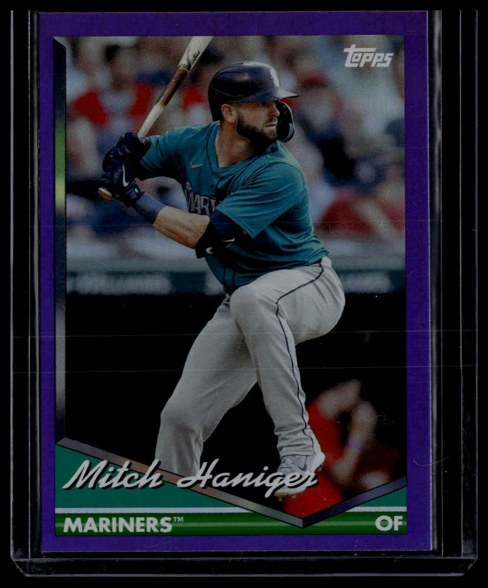 2024 Topps Archives #253 Mitch Haniger Purple Foilboard