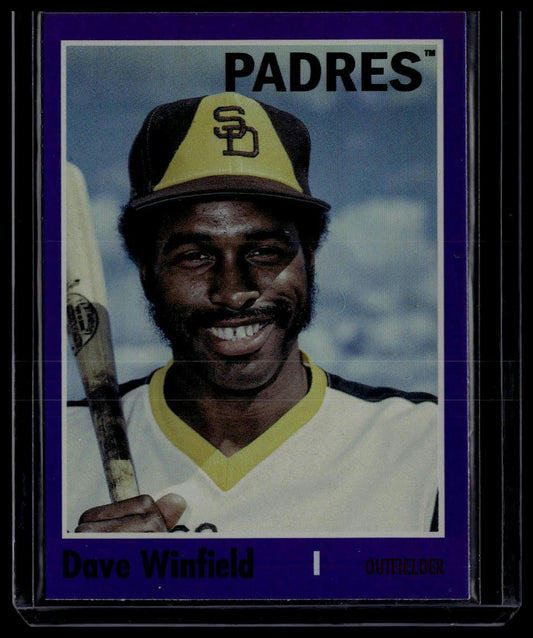 2024 Topps Archives #170 Dave Winfield Purple Foilboard