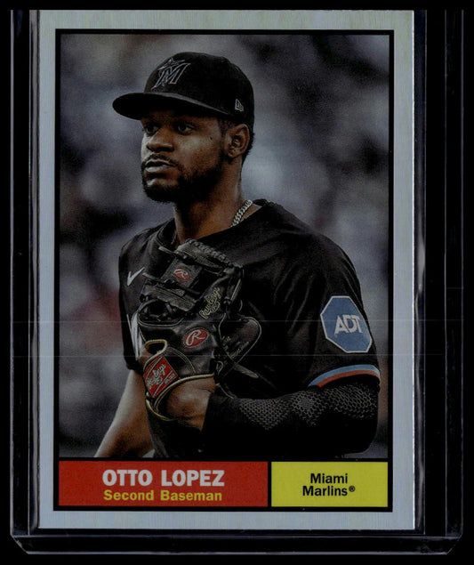 2024 Topps Archives #57 Otto Lopez Rainbow Foilboard #/199