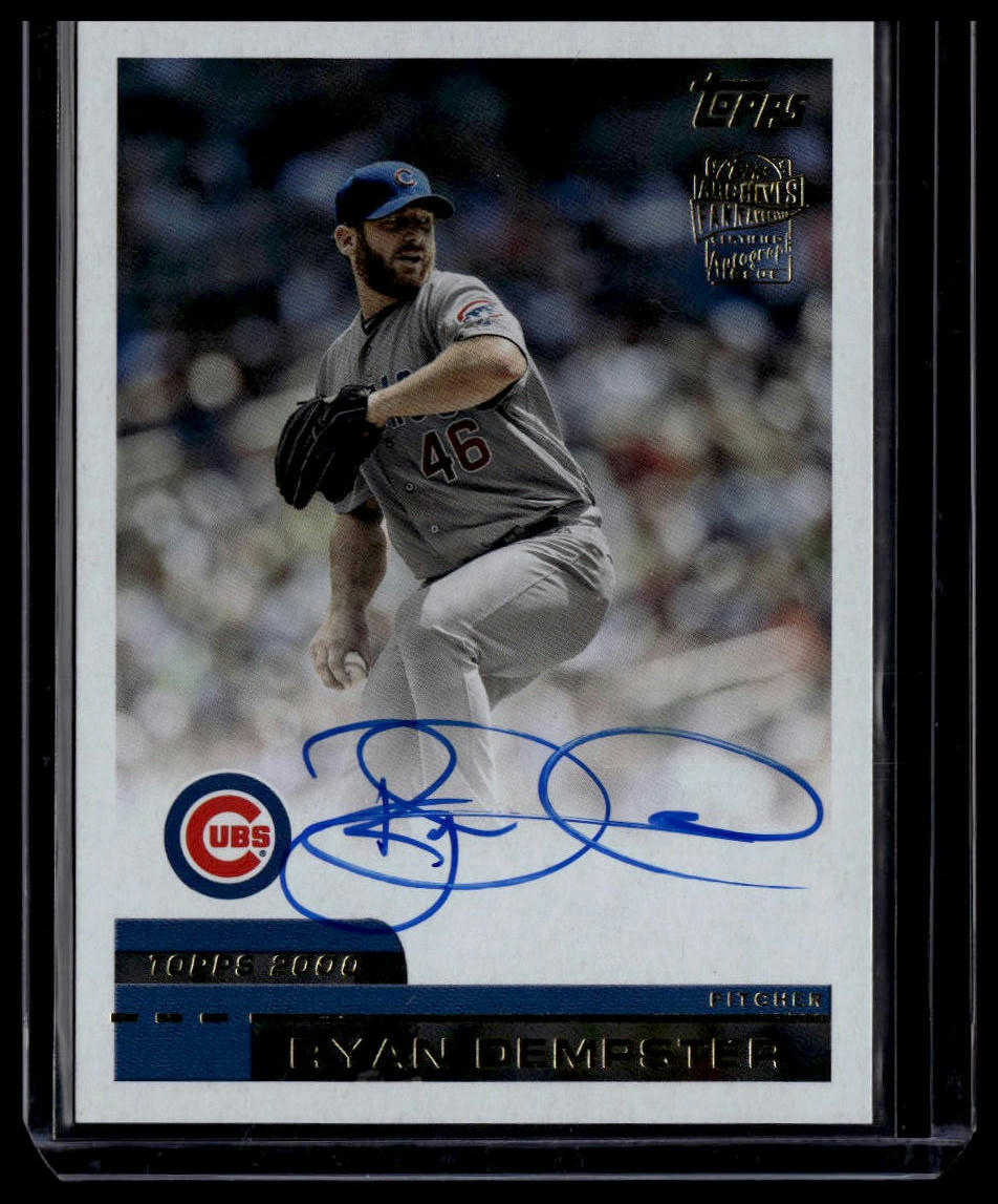 2024 Topps Archives #00FF-RDE Ryan Dempster Fan Favorite Autographs