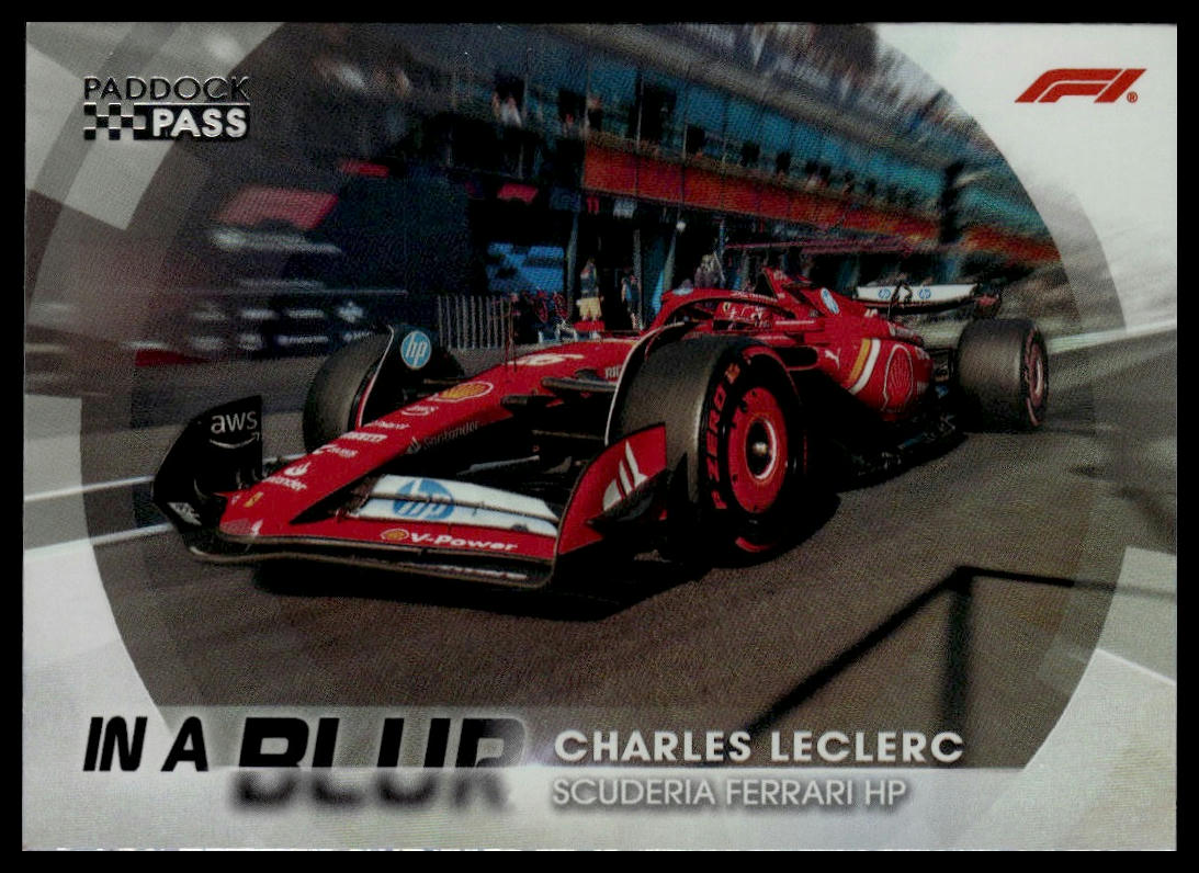 2024 Topps Paddock Pass Formula 1 #BL-3 Charles Leclerc In A Blur