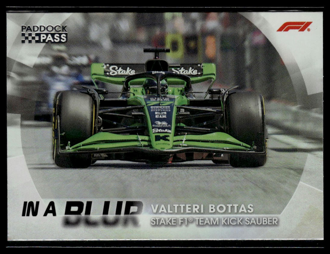 2024 Topps Paddock Pass Formula 1 #BL-13 Valtteri Bottas In A Blur