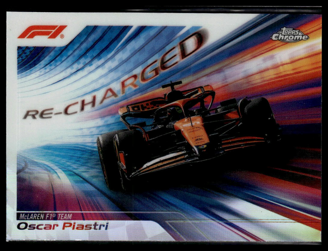 2024 Topps Chrome Formula 1 #RECH-8 Oscar Piastri Re-Charged