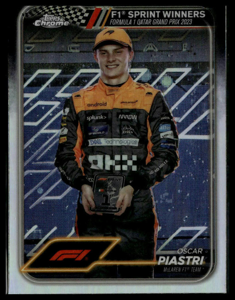 2024 Topps Chrome Formula 1 #151 Oscar Piastri Refractor