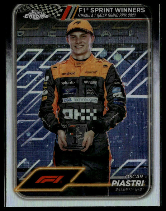 2024 Topps Chrome Formula 1 #151 Oscar Piastri Refractor