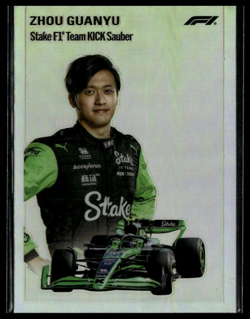 2024 Topps Chrome Formula 1 #1954-14 Zhou Guanyu 1954 Topps