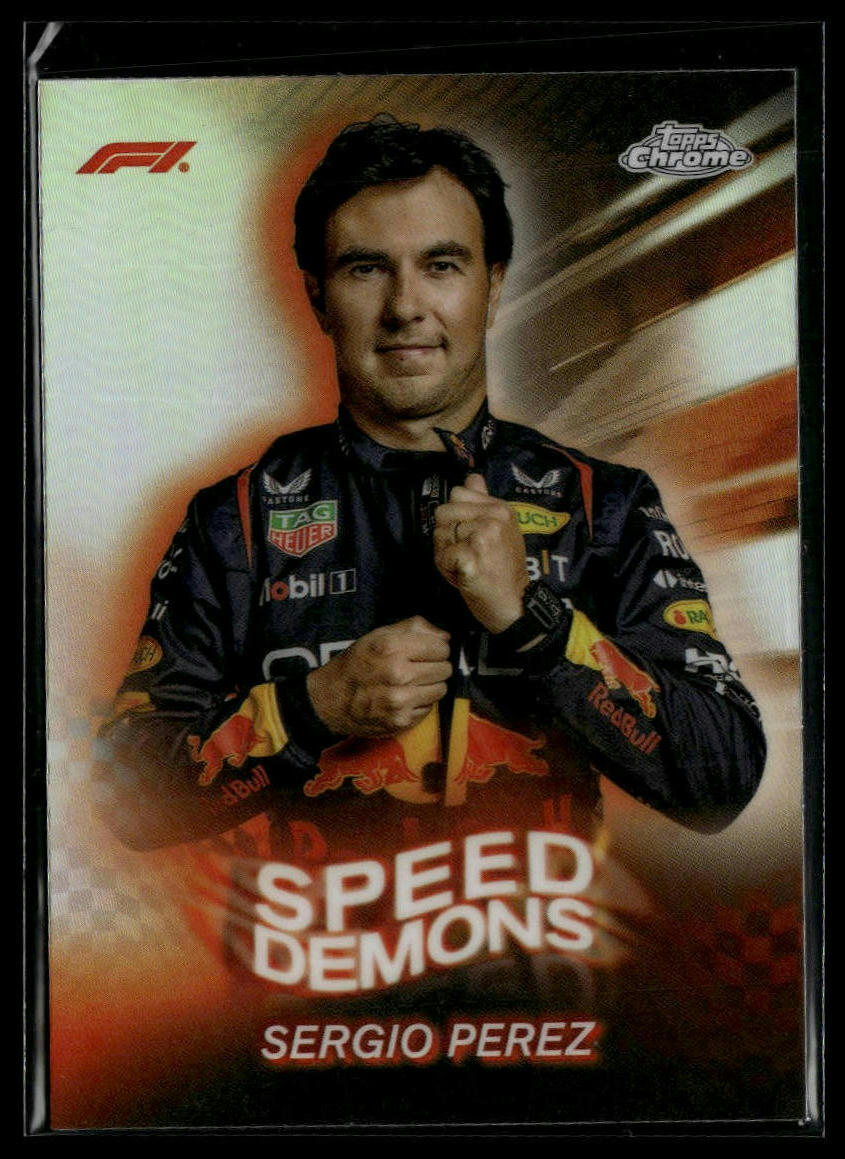 2024 Topps Chrome Formula 1 #SD-2 Sergio Perez Speed Demons