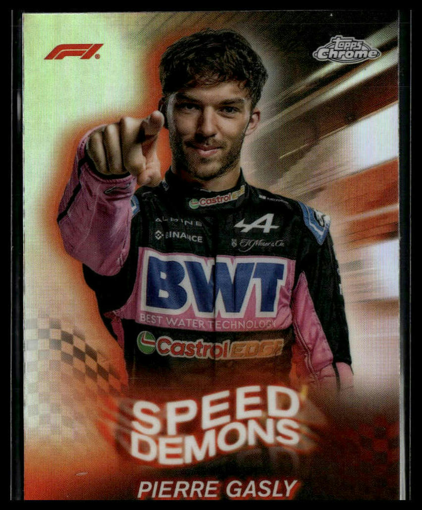 2024 Topps Chrome Formula 1 #SD-10 Pierre Gasly Speed Demons