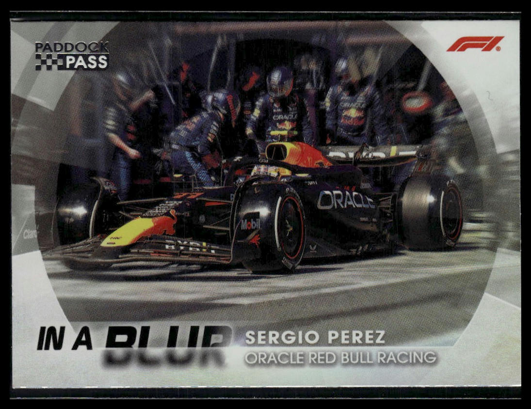 2024 Topps Paddock Pass Formula 1 #BL-2 Sergio Perez In A Blur