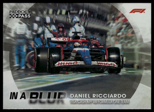 2024 Topps Paddock Pass Formula 1 #BL-18 Daniel Ricciardo In A Blur