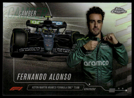 2024 Topps Chrome Formula 1 #CAM-5 Fernando Alonso Camber