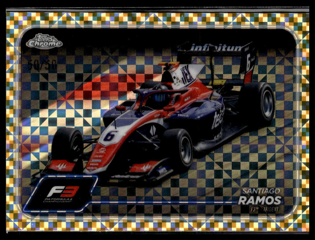 2024 Topps Chrome Formula 1 #120 Santiago Ramos Checker Flag Gold /50